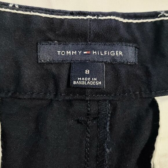 Tommy Hilfiger navy blue shorts with anchor pattern, SIZE 8 - Picture 2 of 7